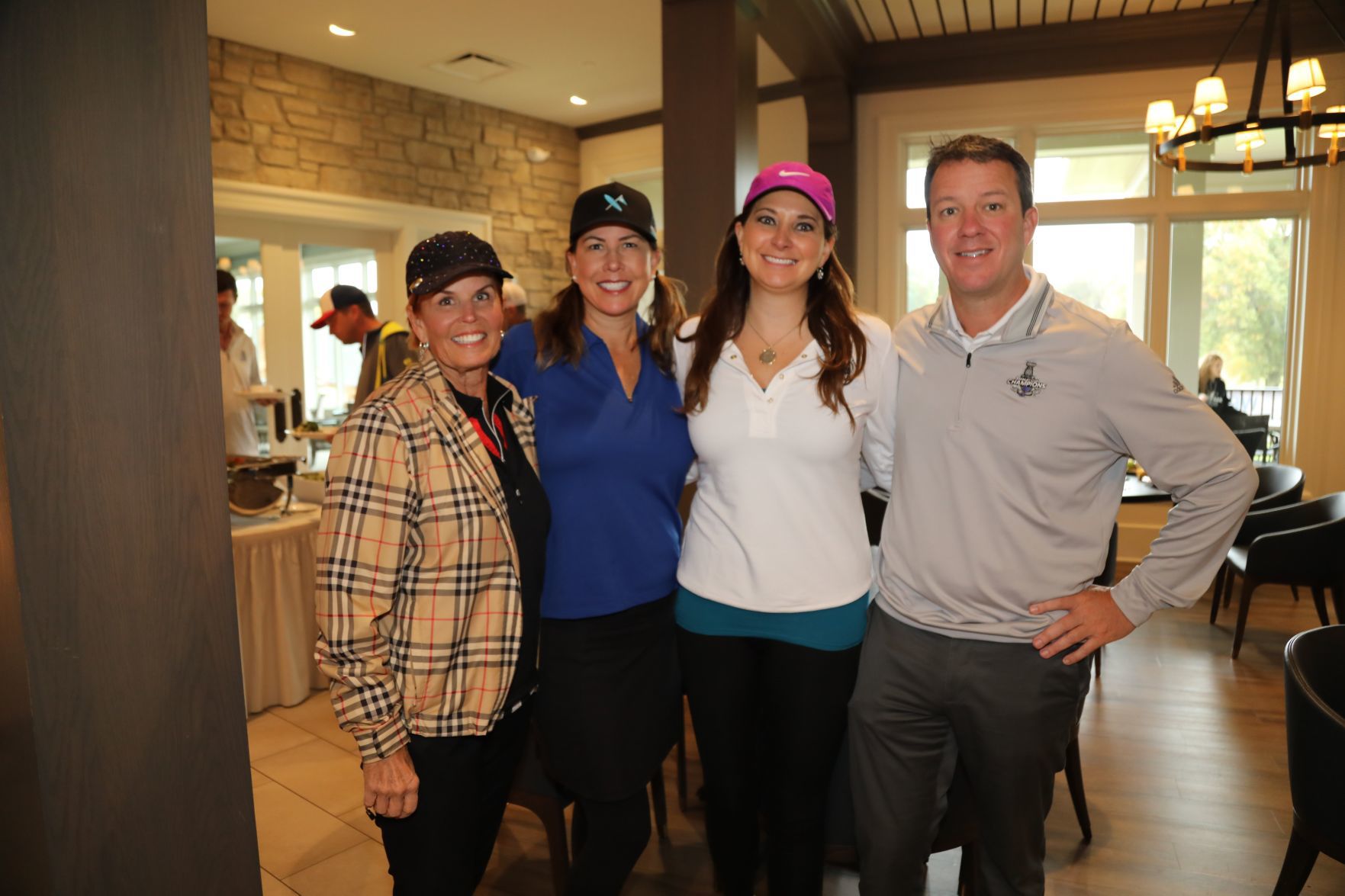 Nancy and Jackie Demko, Julie Ahrling, Joe Demko